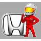 HONDA  PILOTE droit Sticker °