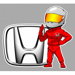 HONDA  PILOTE droit Sticker 