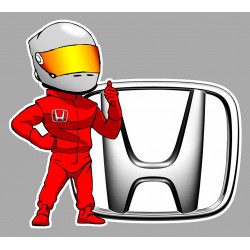 HONDA PILOTE gauche Sticker 