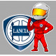 LANCIA PILOTE droit Sticker 