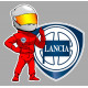 LANCIA PILOTE gauche Sticker °