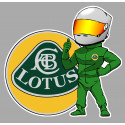 LOTUS PILOT right laminated decal