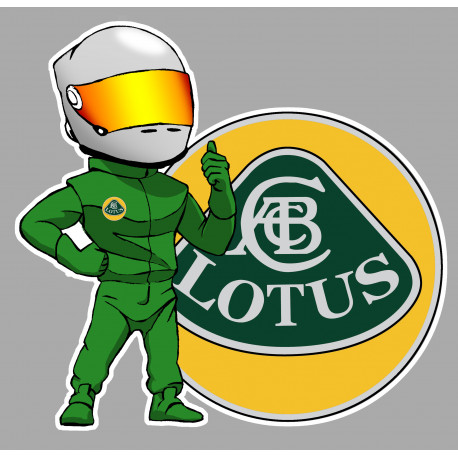 LOTUS PILOTE gauche Sticker °