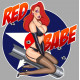  Pin Up baby left sticker 