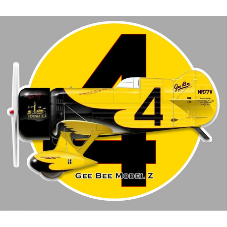 GEE BEE MODEL Z  Sticker ° 