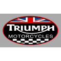 TRIUMPH Motorcycles  Sticker vinyle laminé