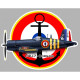 F4 U-7- CORSAIR MARINE  Sticker