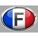  France  CAR Sticker 120mm x 80mm