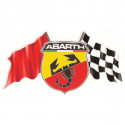 ABARTH  FLAGS  Sticker vinyle laminé