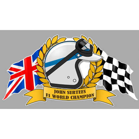 John SURTEES World Champion sticker 