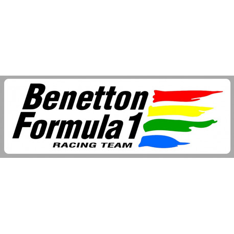 BENETTON FORMULA ONE Sticker  UV 