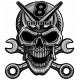 SKULL V8 GARAGE  Sticker° 