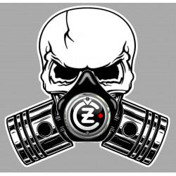 CZ Pistons Skull Sticker °