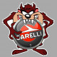 GARELLI TAZ  Sticker  