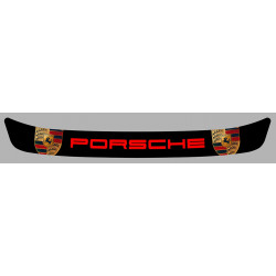 PORSCHE Sticker  visière Casque vinyle laminé