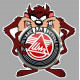 URAL red TAZ  Sticker  