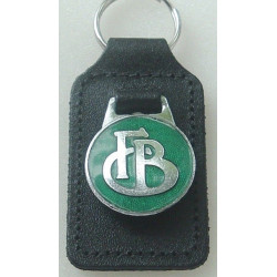 Françis BARNETT Key fobs, porte cles email cuir 