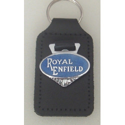 ROYAL ENFIELD  Key fobs, porte cles email cuir 