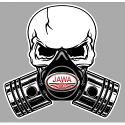JAWA  Pistons Skull Sticker °