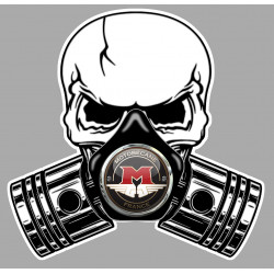 MOTOBECANE  Pistons Skull Sticker °