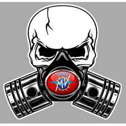 MV AGUSTA Pistons skull Sticker  