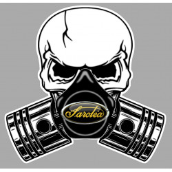 SAROLEA Pistons skull Sticker  