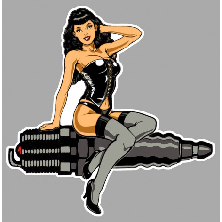 Pin Up  BETTY BOUGIE droite Sticker 