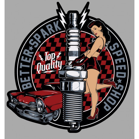 Pin Up SPARK Sticker 