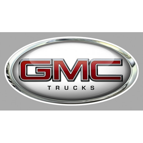  GMC Trucks White Sticker      