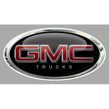  GMC Trucks Black Sticker      