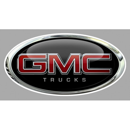 GMC Trucks Black Sticker      