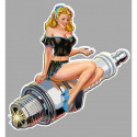 Pin Up  BOUGIE droite  Sticker 