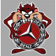 MERCEDES TAZ Sticker