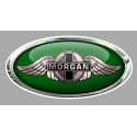 MORGAN laminated decal