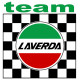 LAVERDA TEAM laminated vinyl decal