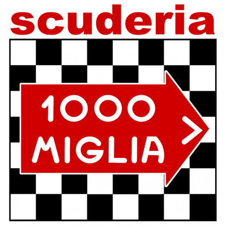  1000 MIGLIA SCUDERIA Sticker° 