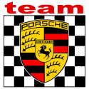 PORSCHE TEAM Sticker vinyle laminé