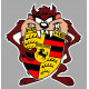 PORSCHE TAZ Laminated decal