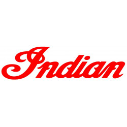 INDIAN  red Sticker  