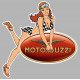 MOTO GUZZI  Pin Up droite Sticker 