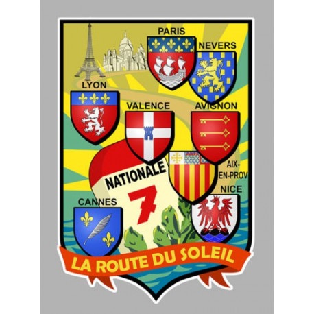 NATIONALE 7  Sticker 