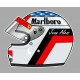 Jean ALESI Helmet sticker gauche