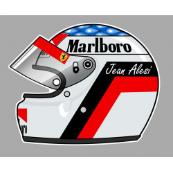 Jean ALESI left Helmet sticker 