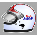 Chris AMON left Helmet Laminated decal