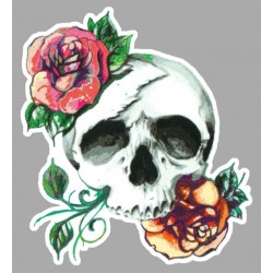 SKULL/ROSE right Sticker 