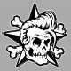 Rockabilly/star right Sticker 