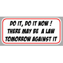 DO IT !!! Sticker vinyle laminé