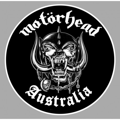MOTORHEAD AUSTRALIA Sticker noir 