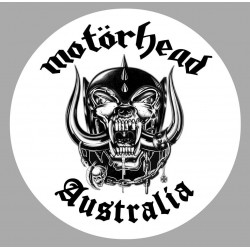 MOTORHEAD AUSTRALIA white Sticker 