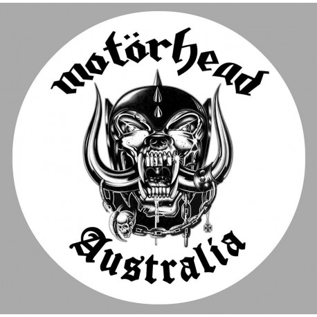 MOTORHEAD AUSTRALIA white Sticker 